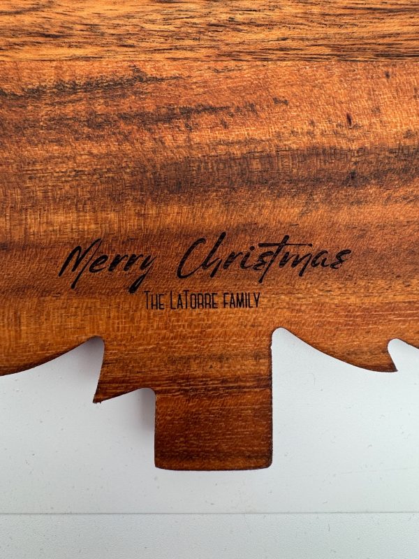 Christmas Tree Resin Cutting Board - Image 2