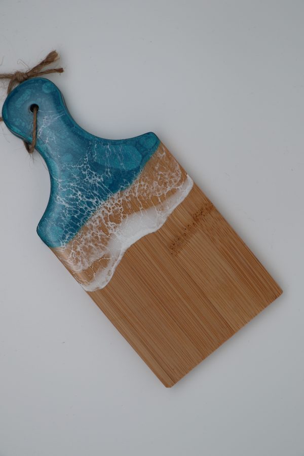Mini Boards/Coaster with Wave Resin - Image 3