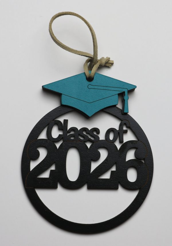 Graduation Ornament-Personalized Round