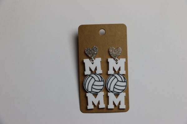 Handmade MOM Sports Earrings - Image 5