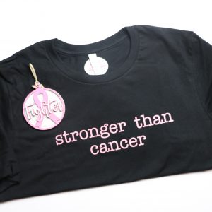 Fighter Package – Stronger Than Cancer Shirt & Ribbon Ornament | Support Gift for Cancer Warriors