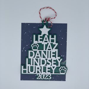 Personalized Name Tree Ornament