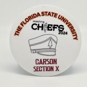 Marching Chiefs Acrylic Ornament